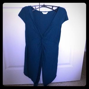 Teal blue Matty M top